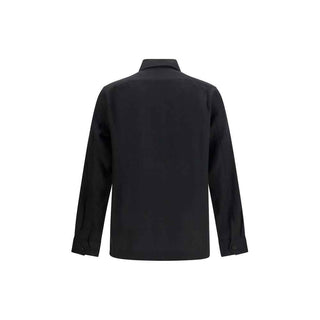 Brunello Cucinelli Black Linen Denim Jacket