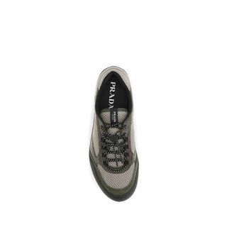 Prada Bicolor Polyester Athletic Sneakers