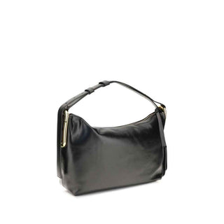 Marc Jacobs Black Calf Leather Bos Taurus Handbag