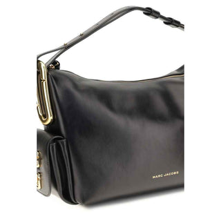 Marc Jacobs Black Calf Leather Bos Taurus Handbag