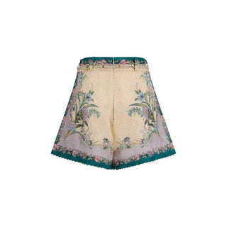 Zimmermann Multicolor Linen Bermuda Shorts