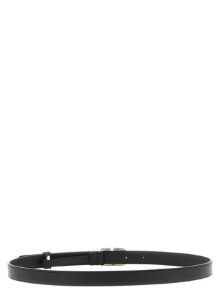 Valentino Garavani Black Calfskin Regular Belt