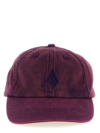 The Attico Purple Cotton Cap (Baseball Hat)