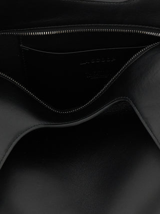 The Attico Black Calfskin Shoulder Bag