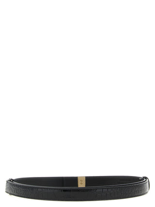 Tom Ford Black Calfskin Regular Belt