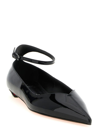 Christian Louboutin Black Calfskin Ballet Flats