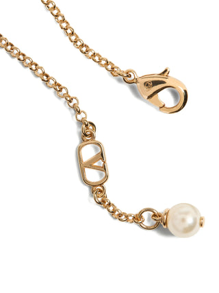 Valentino Garavani Gold Stainless Steel Bracelet
