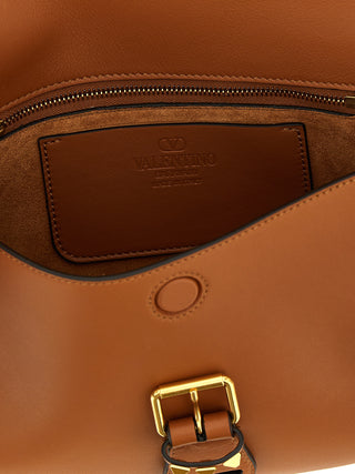 Valentino Garavani Brown Calfskin Shoulder Bag