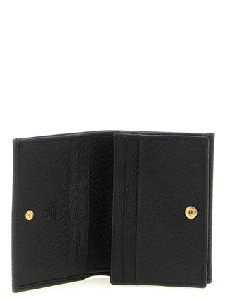 Valentino Garavani Black Calfskin Cardholder