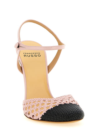 Francesco Russo Multicolor Goatskin High Heel Pumps