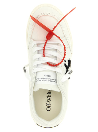 Off-White Bicolor Cotton Low Top Sneakers