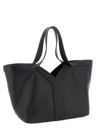 Saint Laurent Black Calfskin Tote Bag