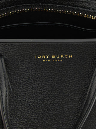 Tory Burch Black Cowhide Handbag