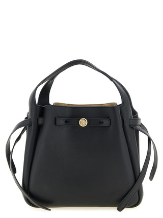 Tory Burch Black Cowhide Handbag