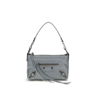 Balenciaga Gray Lamb Ovis Aries Aries Handbag