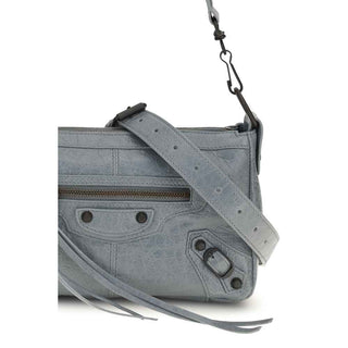 Balenciaga Gray Lamb Ovis Aries Aries Handbag