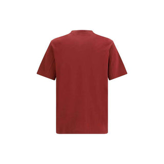 Brunello Cucinelli Bordeaux Cotton T-Shirt