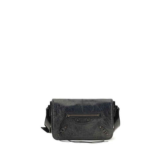Balenciaga Black Lamb Ovis Aries Aries Shoulder Bag