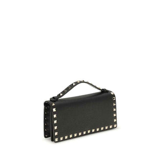 Valentino Garavani Black Calf Leather Bos Taurus Wallet