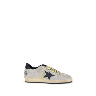 Golden Goose Gray Calf Leather Bos Taurus Sneakers