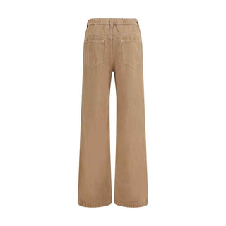 Brunello Cucinelli Beige Cotton Jeans Denim