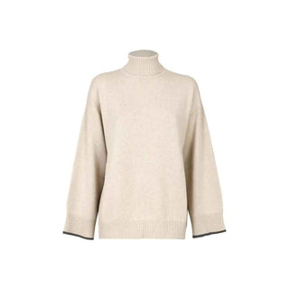 Brunello Cucinelli Beige Cashmere Turtleneck