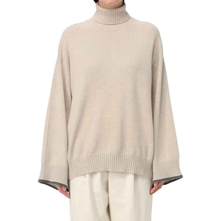 Brunello Cucinelli Beige Cashmere Turtleneck