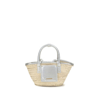 Jacquemus Beige Raffia Handbag