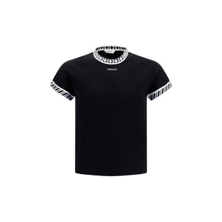 Versace Black Cotton T-Shirt