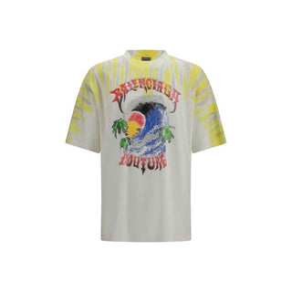 Balenciaga Bicolor Cotton T-Shirt