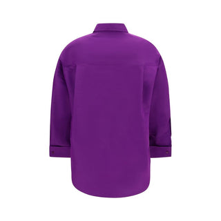 Balenciaga Purple Cotton Shirt