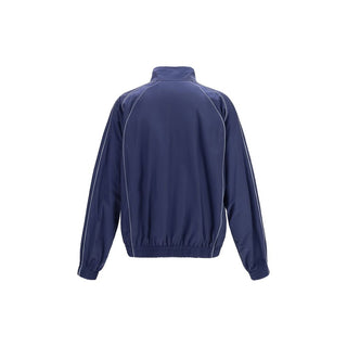 Balenciaga Blue Cotton Shell Jacket