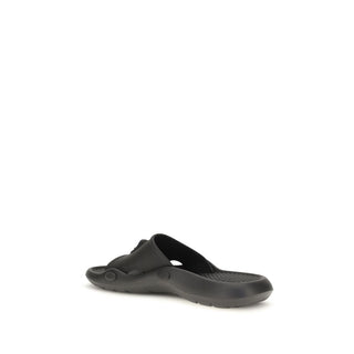 Versace Black Rubber Sandals