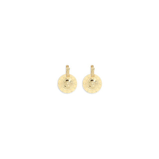 Versace Gold Brass Earrings