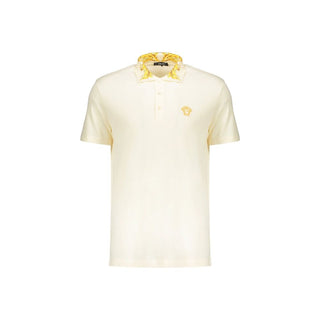 Versace Bicolor Cotton Polo Shirt