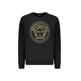 Versace Black Cotton Sweatshirt