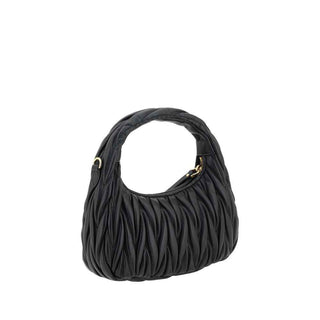 Miu Miu Black Calf Leather Bos Taurus Handbag