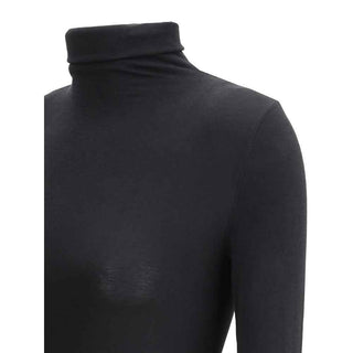 Wolford Black Cotton Bodysuit
