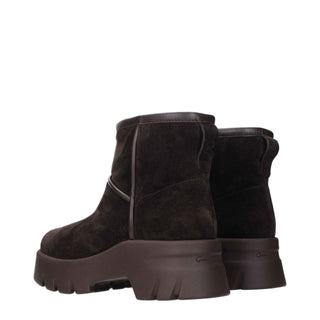 Gianvito Rossi Brown Leather Ankle Boots