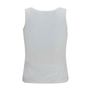 Balenciaga White Cotton Tank Tops