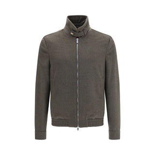 Brunello Cucinelli Gray Wool Oves Aries Full-Length Jacket