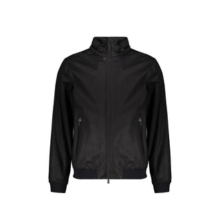 Herno Black Cotton Bomber