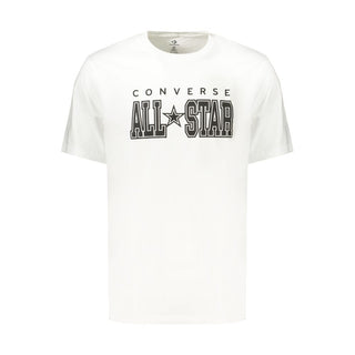 Converse White Cotton Mens T-Shirt