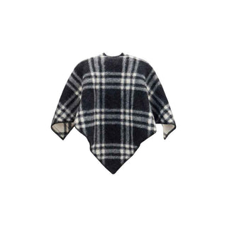Burberry Gray Wool Oves Aries Scarf