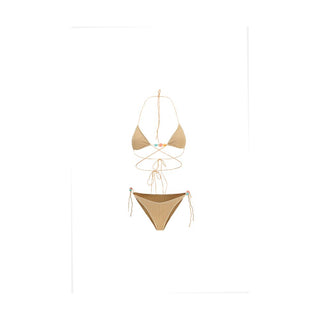 Oséree Gold Polyamide Bikini