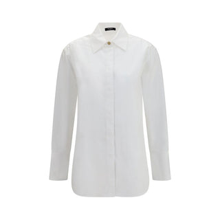 Balmain White Cotton Dress Shirt