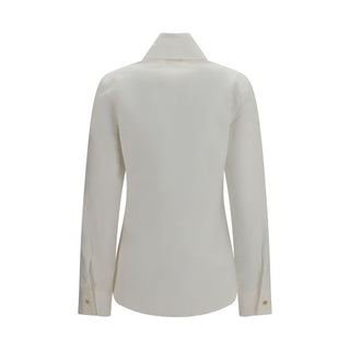 Khaite White Cotton Shirt