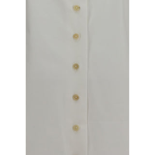 Khaite White Cotton Shirt