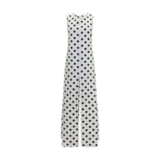SA SU PHI White Silk Long Dress
