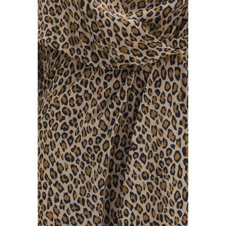 SA SU PHI Beige Silk Long Dress